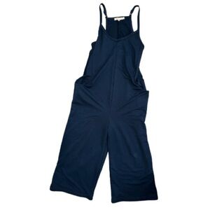 Silence + Noise Dark Blue Jumpsuit